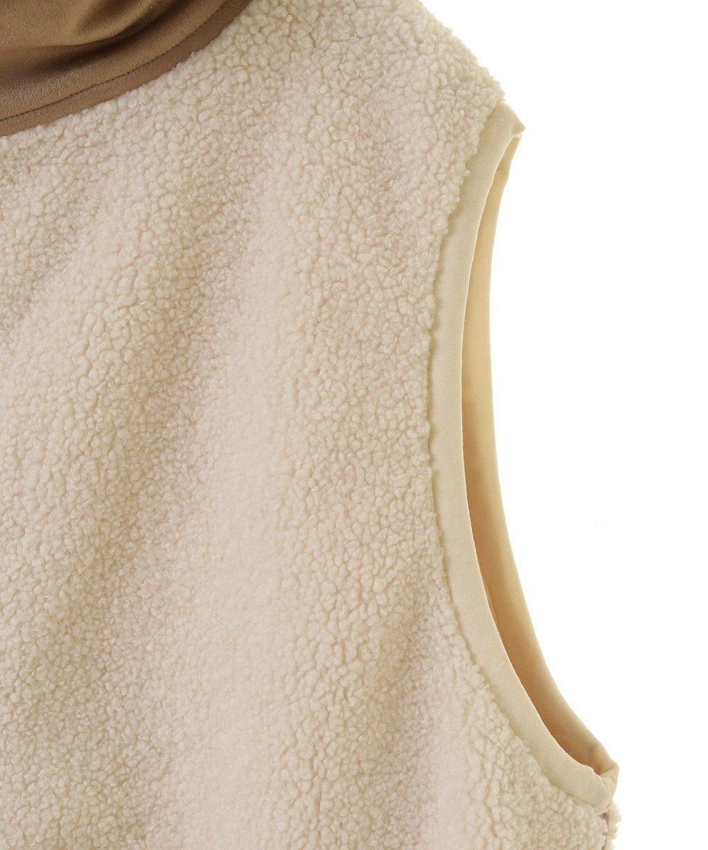 Green Parks スタンドカラーボアＺＩＰベスト 