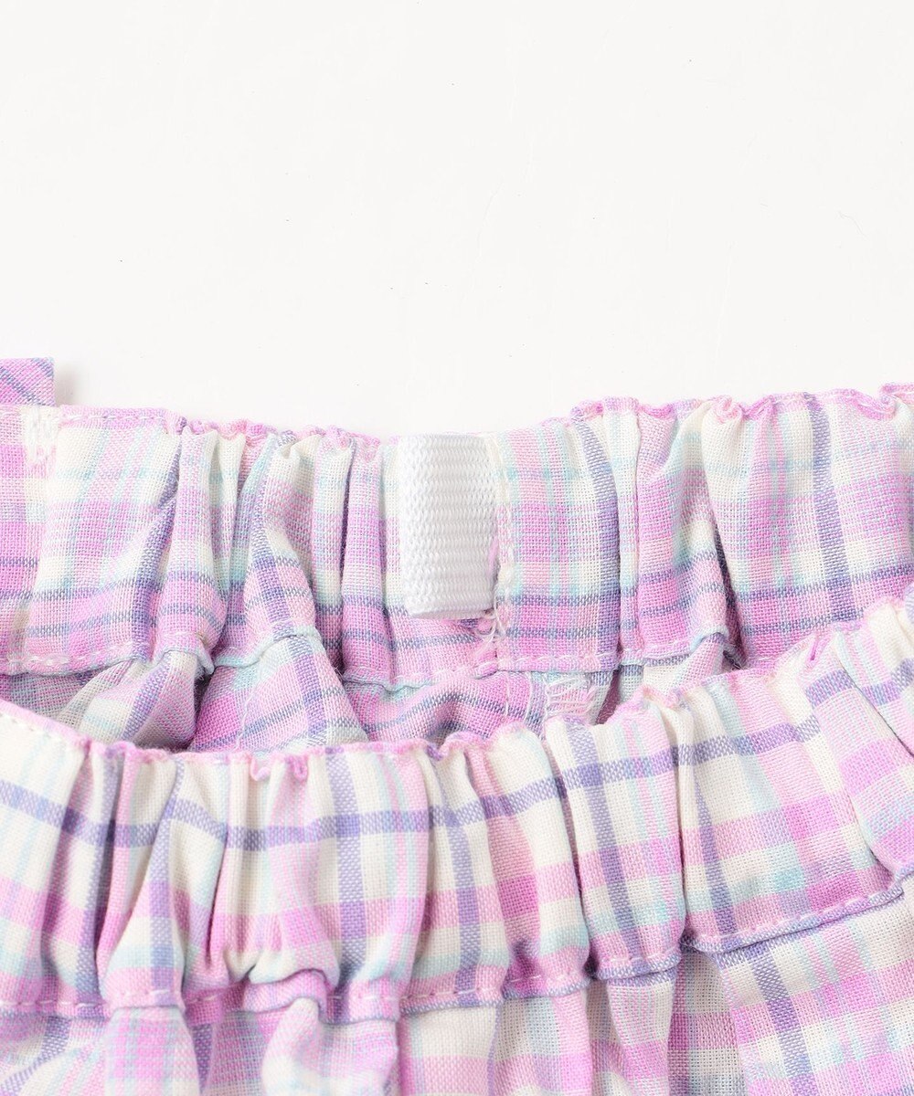 ANY KIDS チェック柄キュロット 