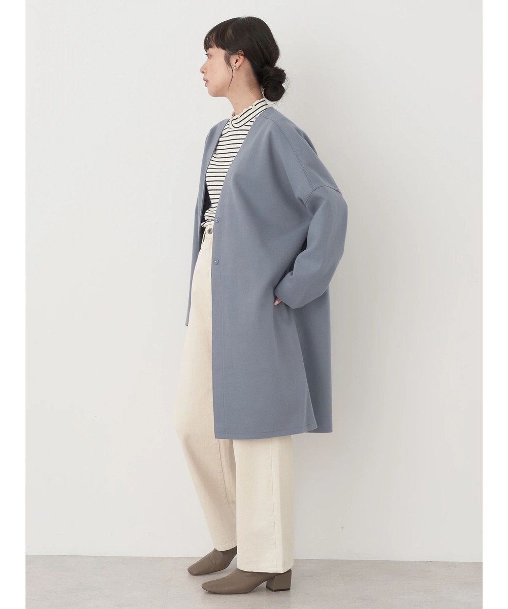 earth music&ecology 圧縮風ポンチコーディガン 