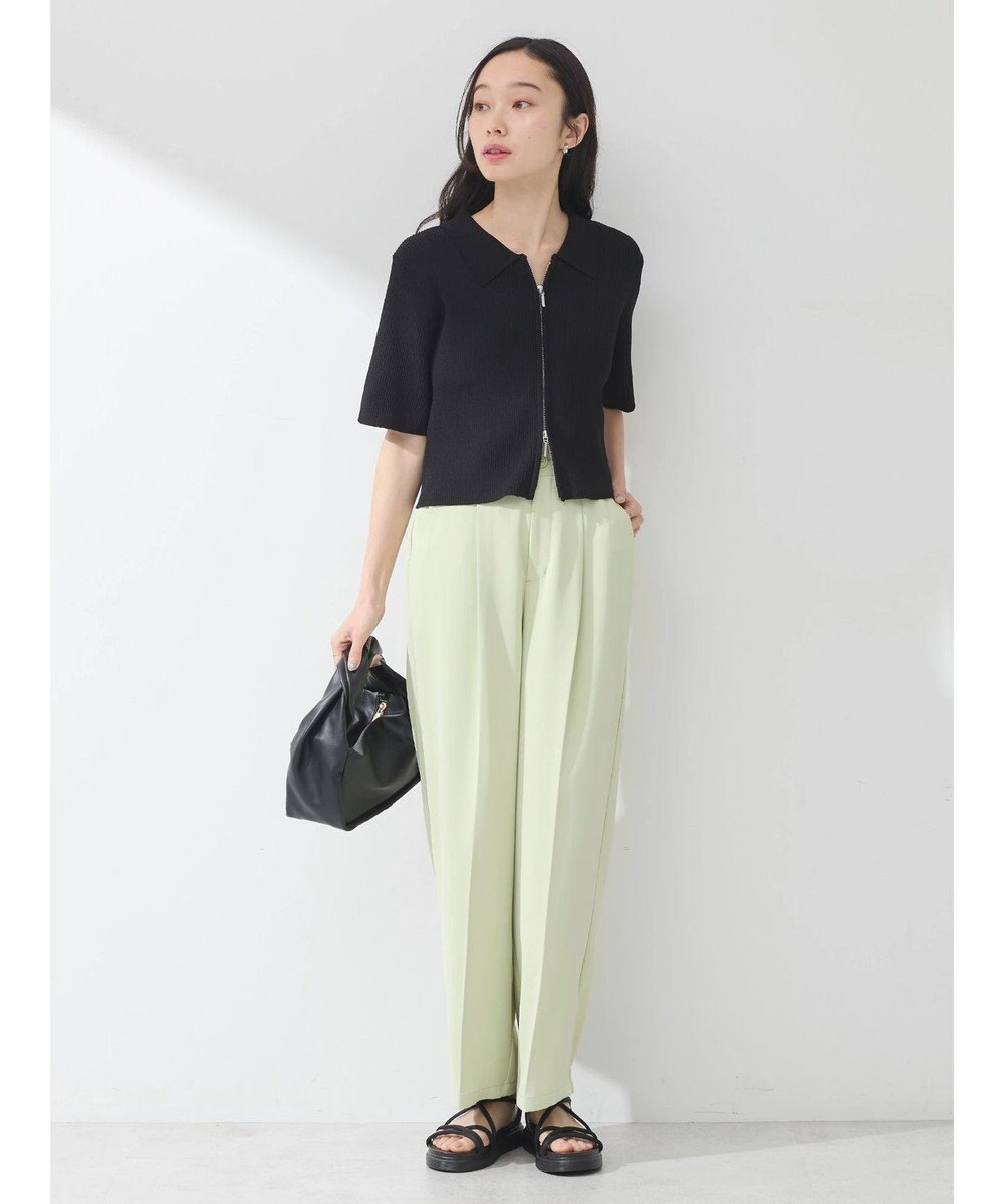 earth music&ecology 衿付きダブルＺＩＰカーディガン 