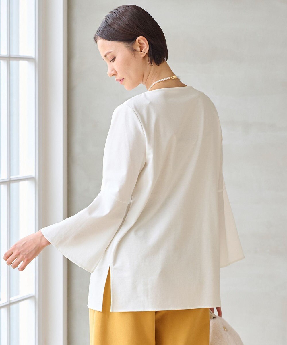 自由区 S 【洗える】エッセンシャルポンチクルーネック カットソー 