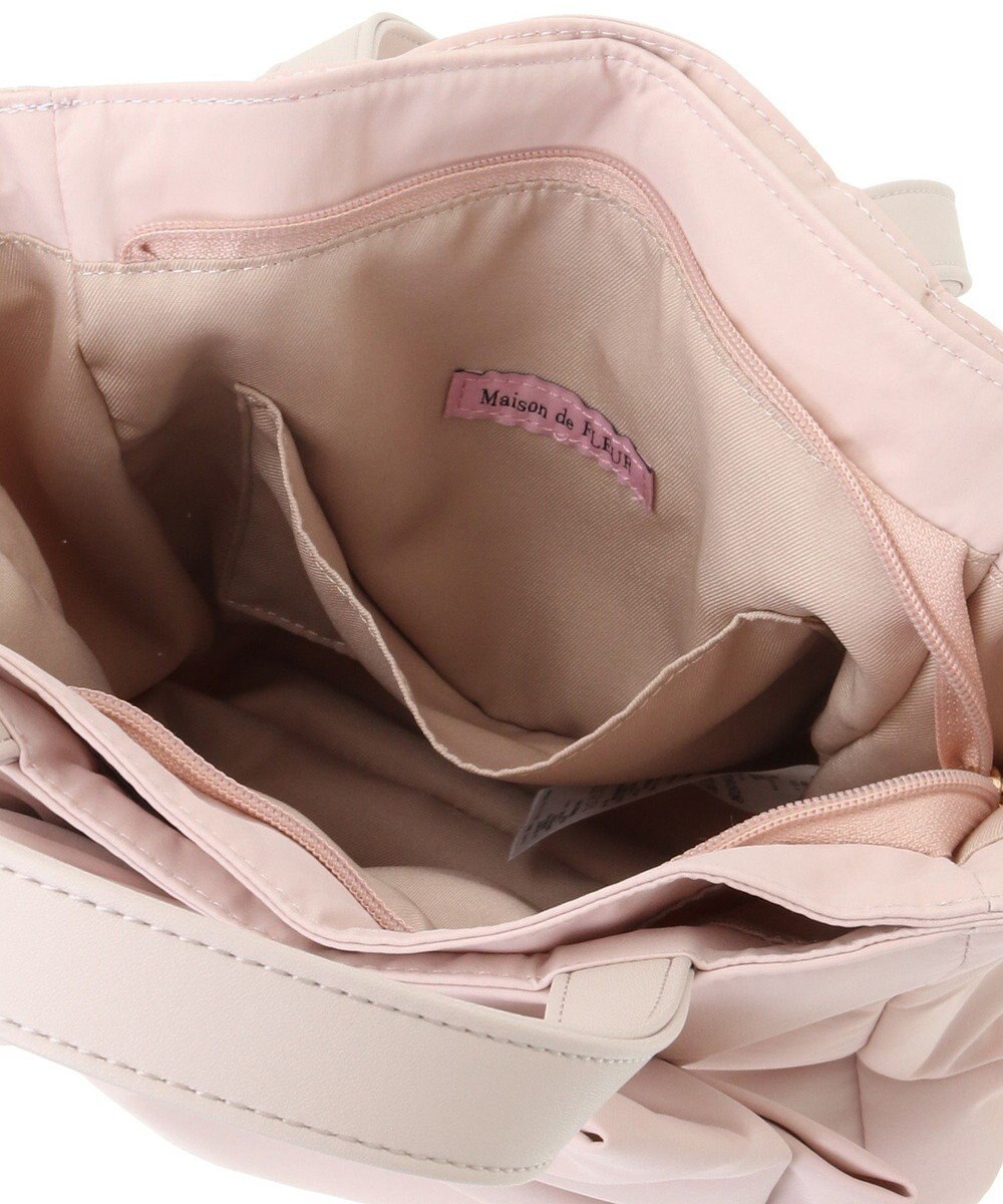 Maison de FLEUR 撥水加工3ルーム2Wayトートバッグ 