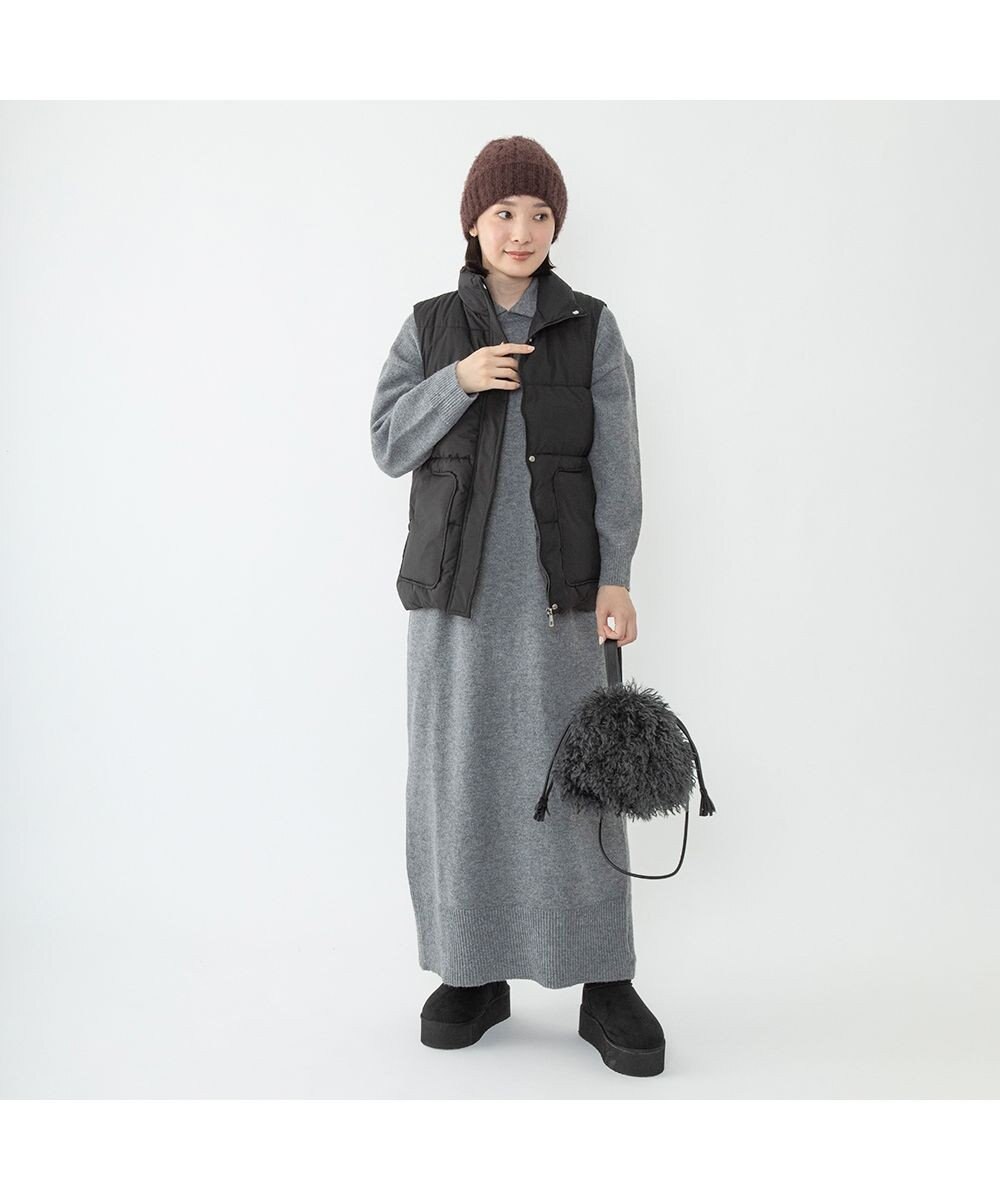 林八百吉商店 un chapeau ミンクケーブルワッチ 