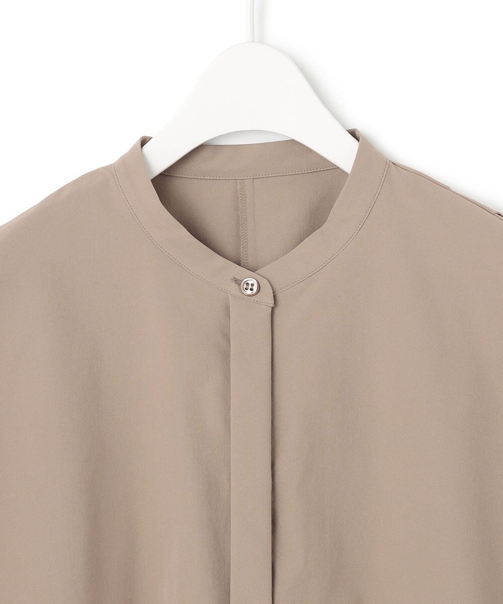 ICB 【接触冷感・UVカット・洗える】ヴィンテージスパンブロード デザインブラウス 