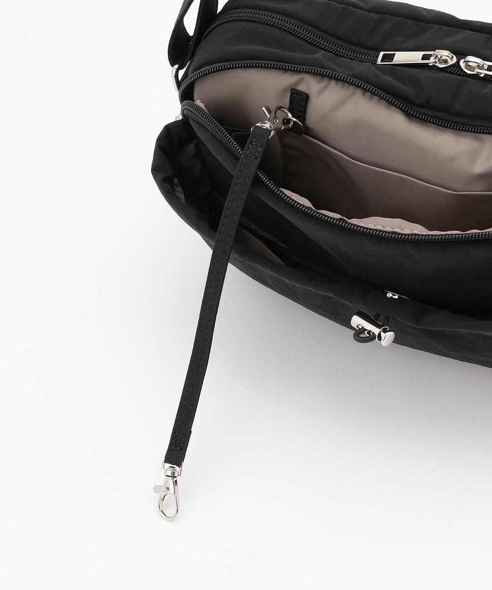 LA BAGAGERIE 【MONICA】クリンクルナイロン　ドロストショルダーバッグ 