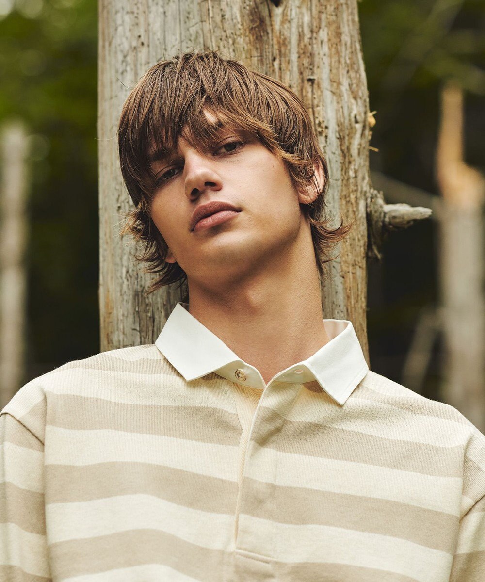 JOSEPH ABBOUD MOUNTAIN 【テーム・ヤルヴィモチーフ】ラガーシャツ 