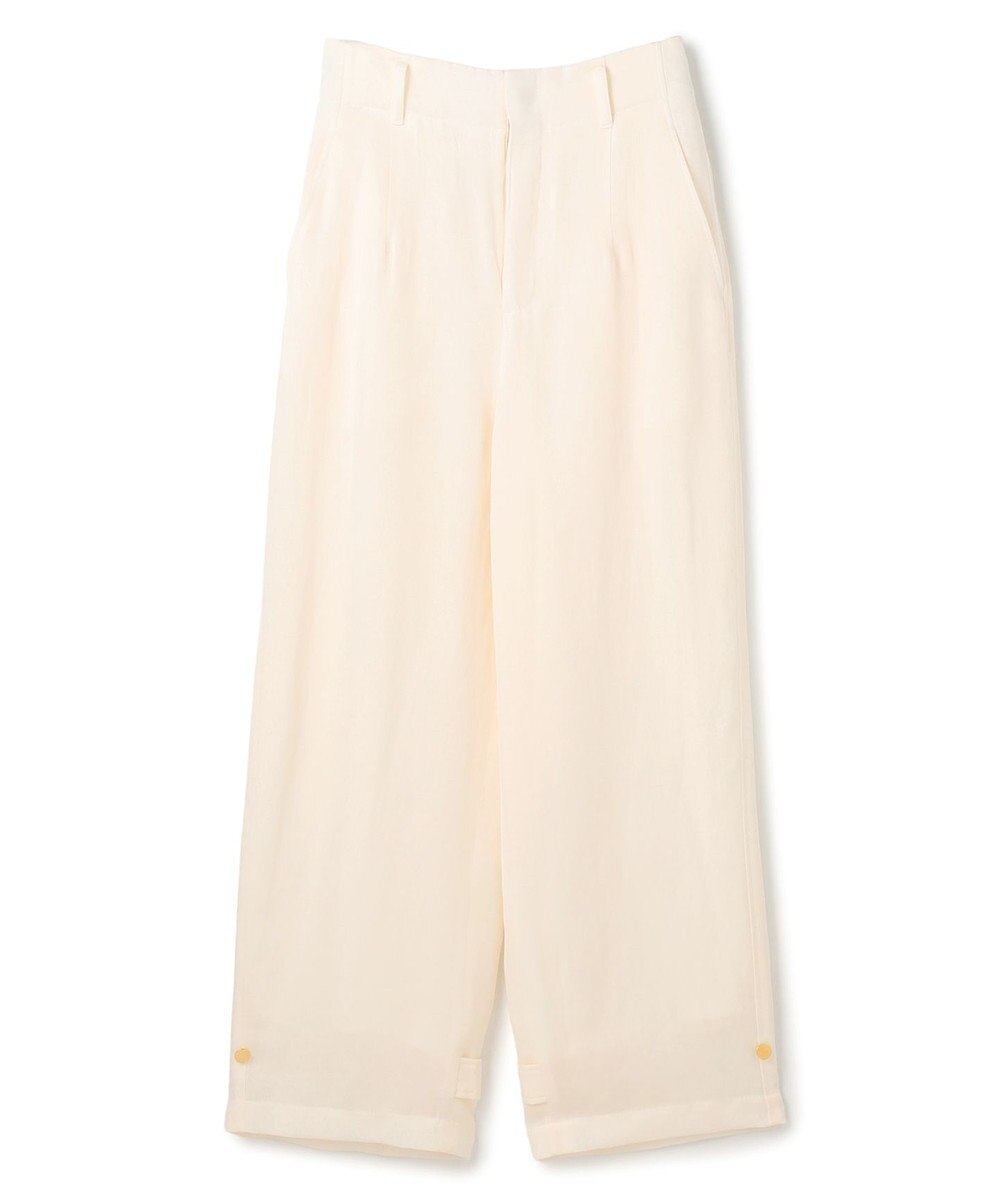 BEIGE， BERNARD / リネン混 ヘムタグ 2WAYパンツ 