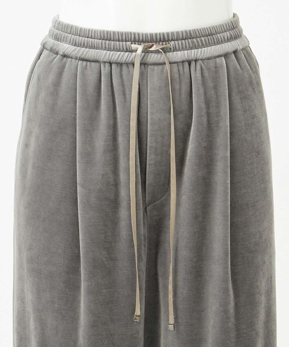 23区 【GOLD LABEL】プレミアムベロア ドロスト ワイドパンツ 