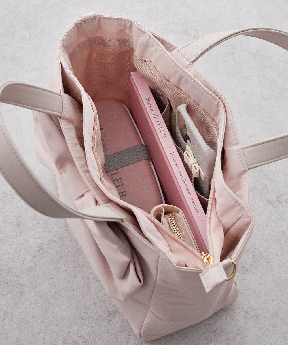 Maison de FLEUR 撥水加工3ルーム2Wayトートバッグ 