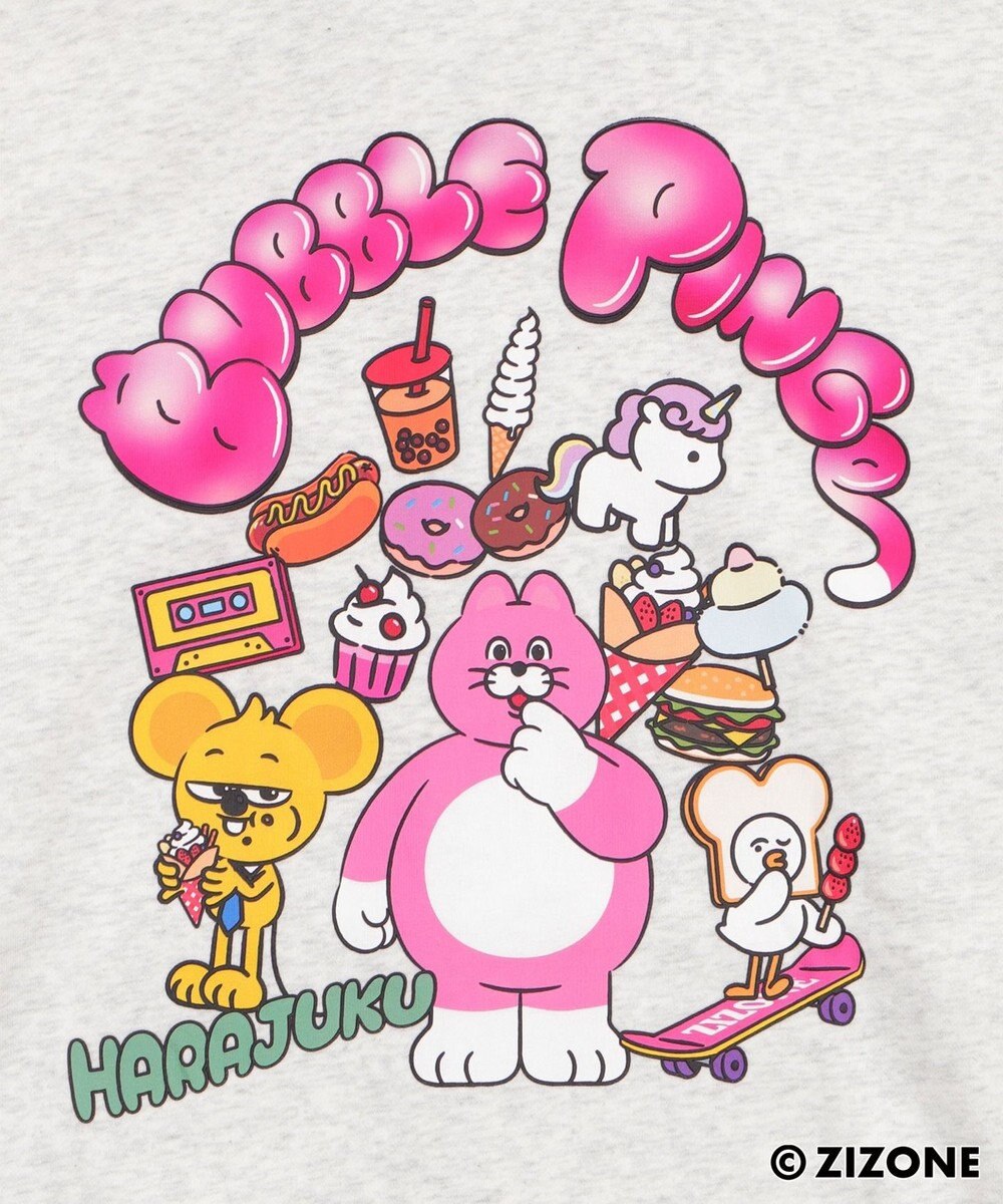 WEGO 【ユニセックス着用ITEM】別注ZIZONEグラフィックZIPパーカー 