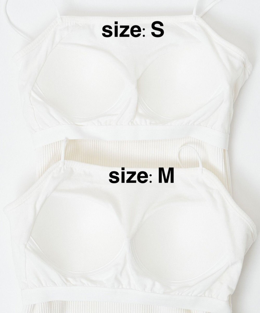 WEGO 【カップ付き/SMサイズ展開】なちゅ盛れカップインキャミ 