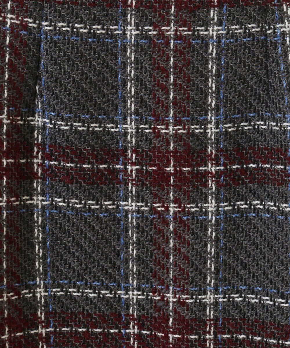 Green Parks ・ＳＵＧＡＲ　ＳＰＯＯＮ　チェックフリンジスカート 