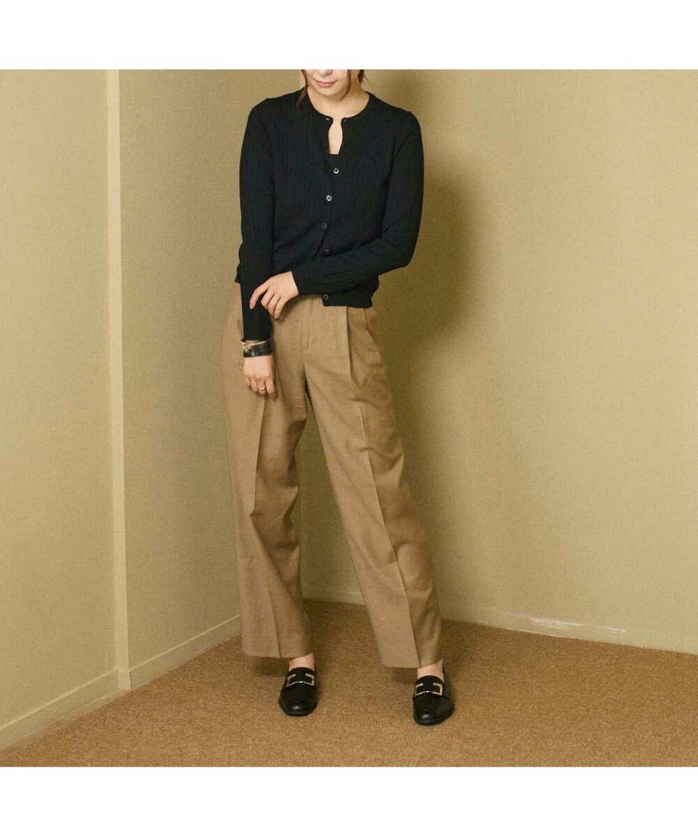 MODE ET JACOMO <carino>【レイン対応】バックルソフトスクエアトゥローファー 