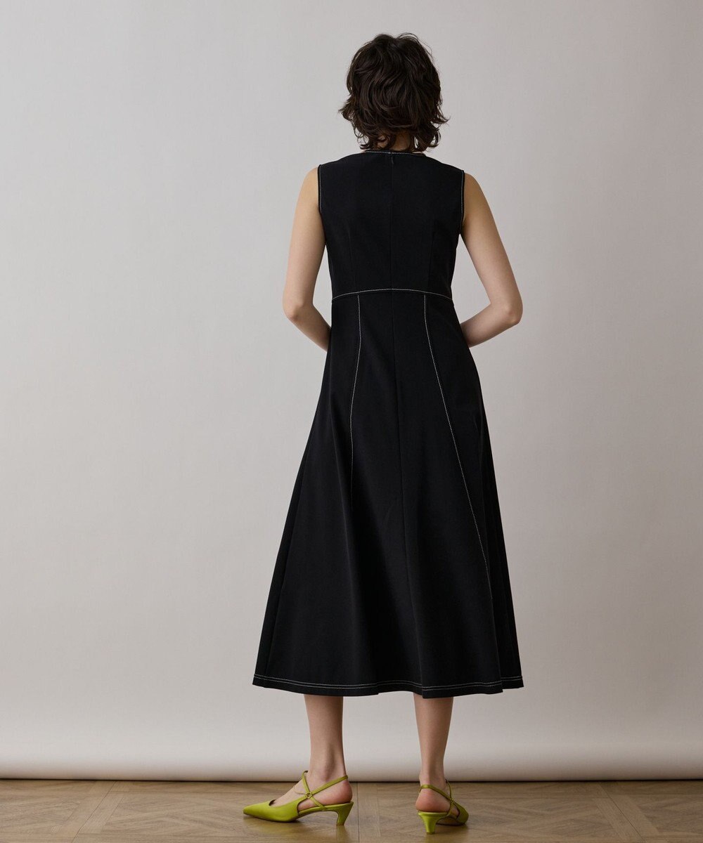 GRACE CONTINENTAL ステッチカットワンピース 