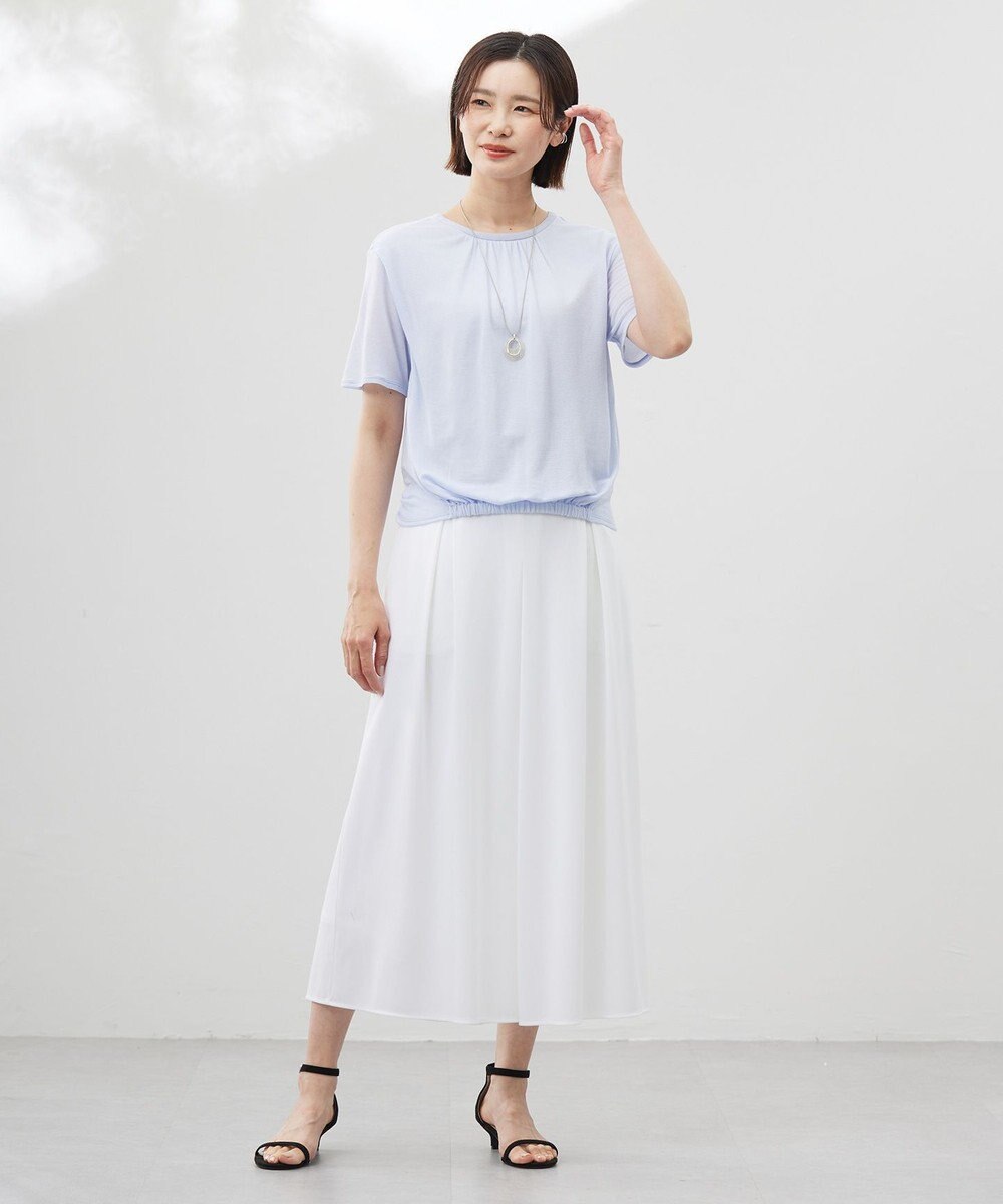 J.PRESS LADIES 【WEB限定カラーあり・洗える】トリコットジャージー フレアーパンツ 