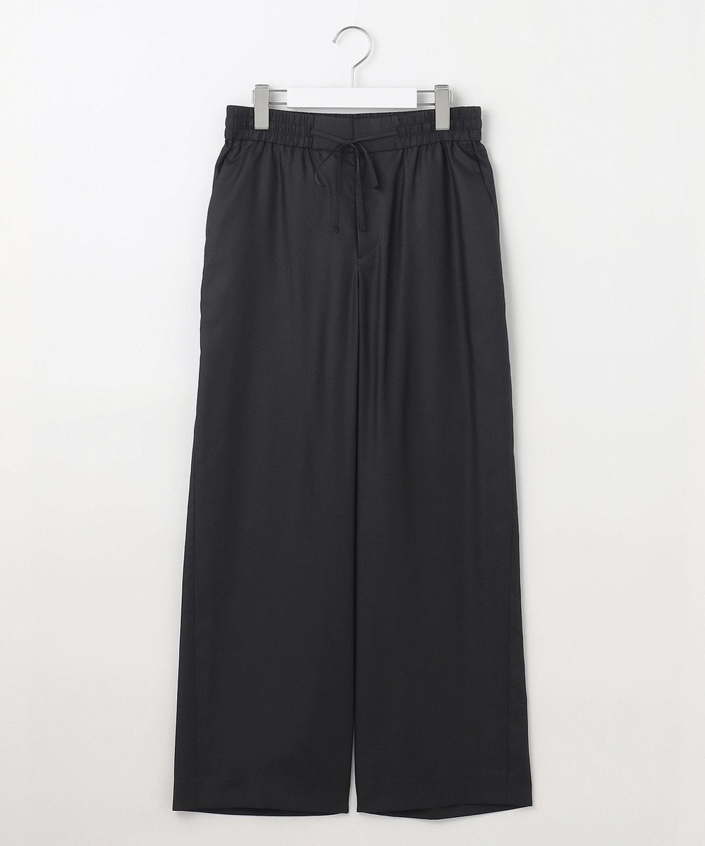 自由区 S 【カタログ掲載・洗える】フルダルスパンマイクロピーチワイドストレート パンツ 