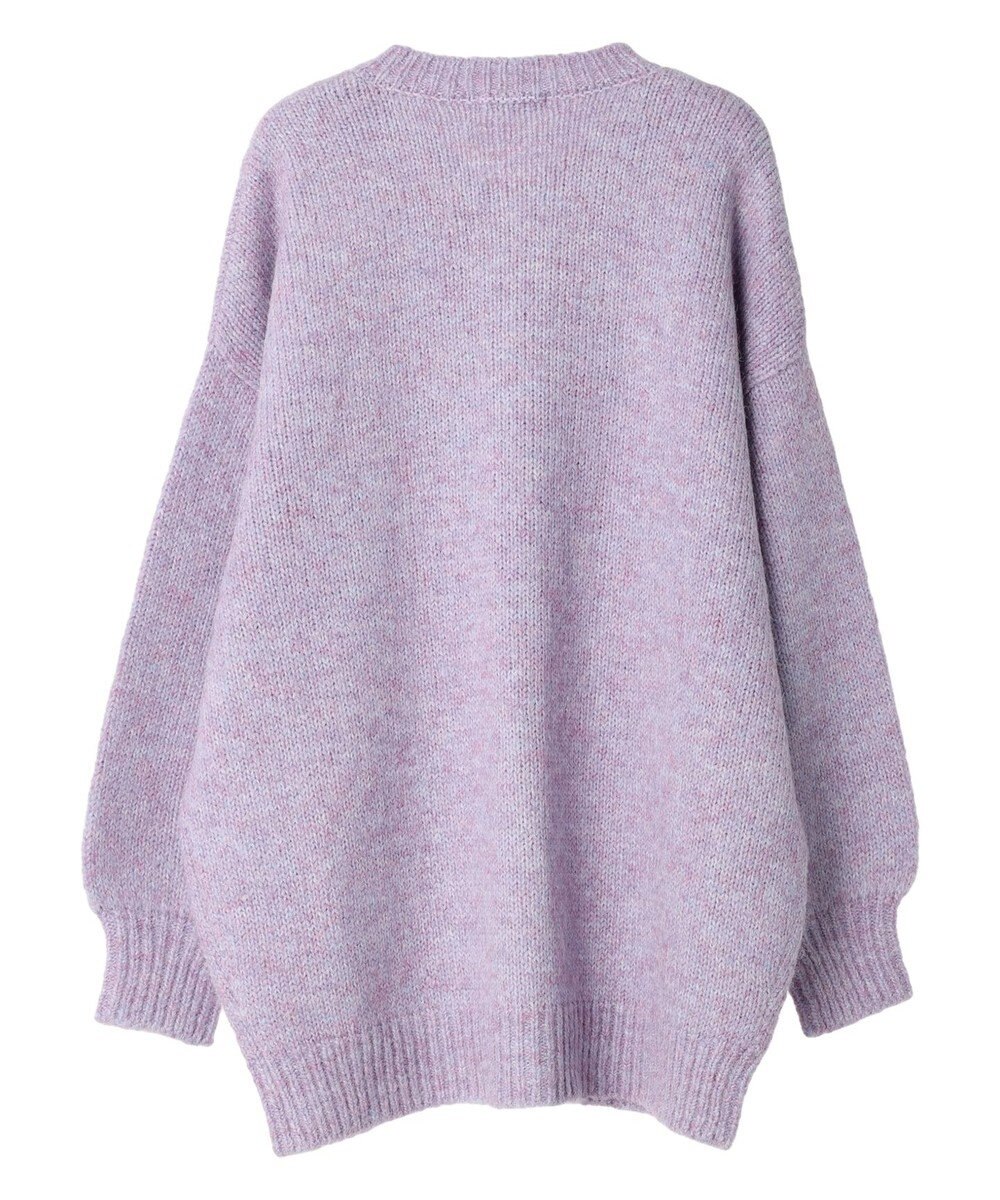 earth music&ecology ファンシーヤーンメランジカーディガン 