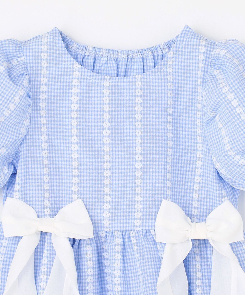 ANY KIDS 【洗濯機可能】サッカー ストライプワンピース 