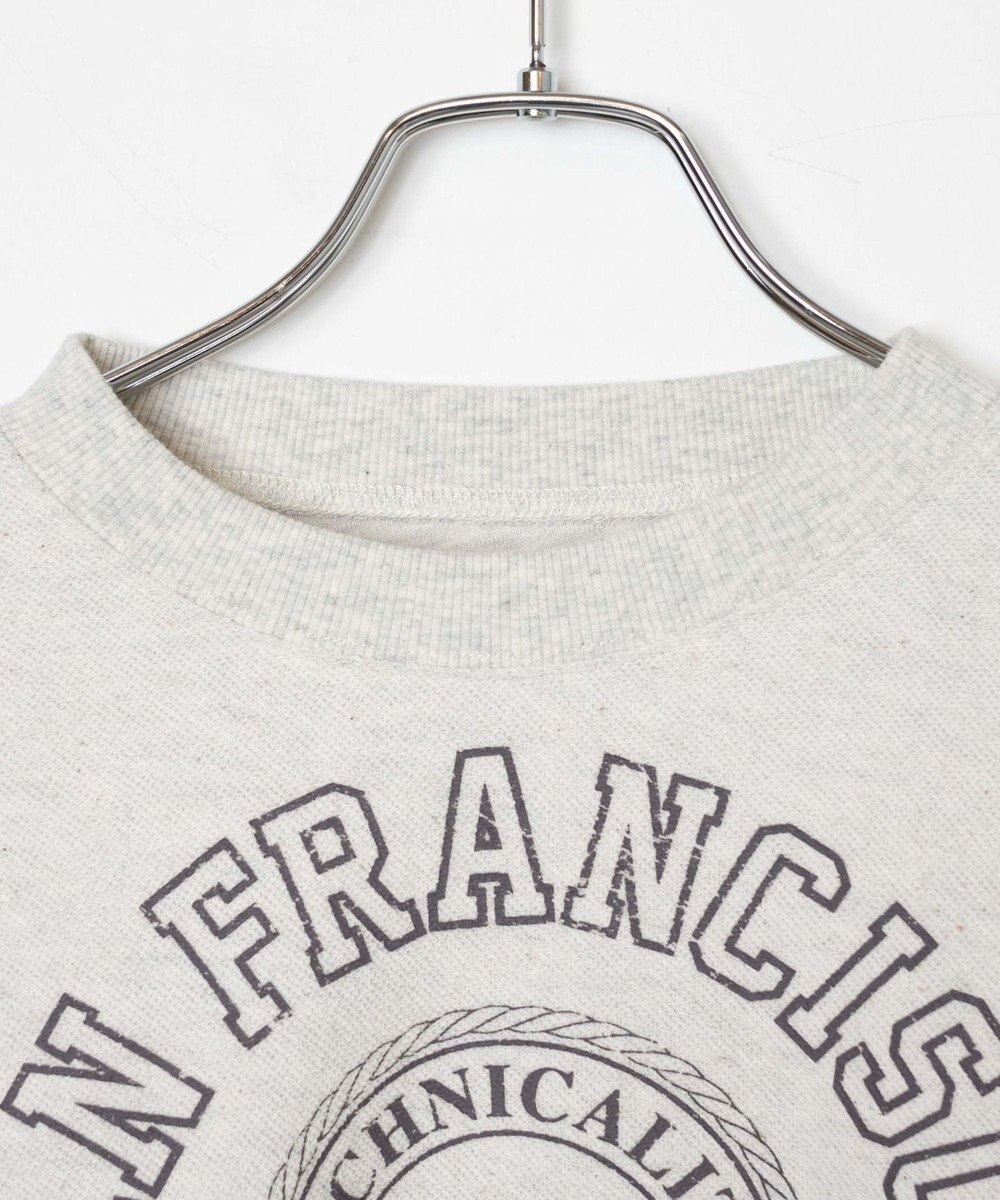 WEGO リメイク風切り替えショートスウェット 