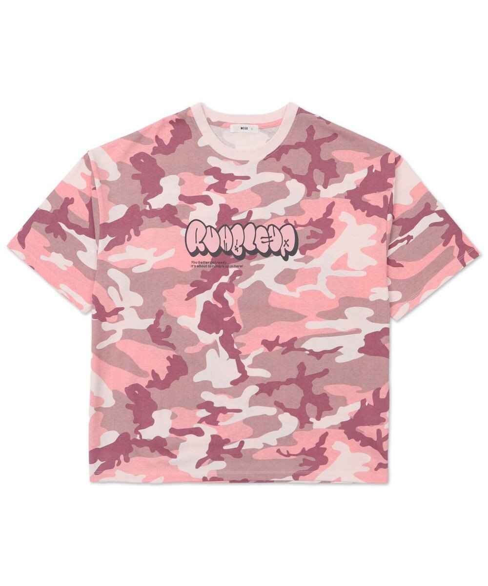 WEGO 【ユニセックス着用ITEM/MLサイズ展開】カモフラグラフィックT（SS） 
