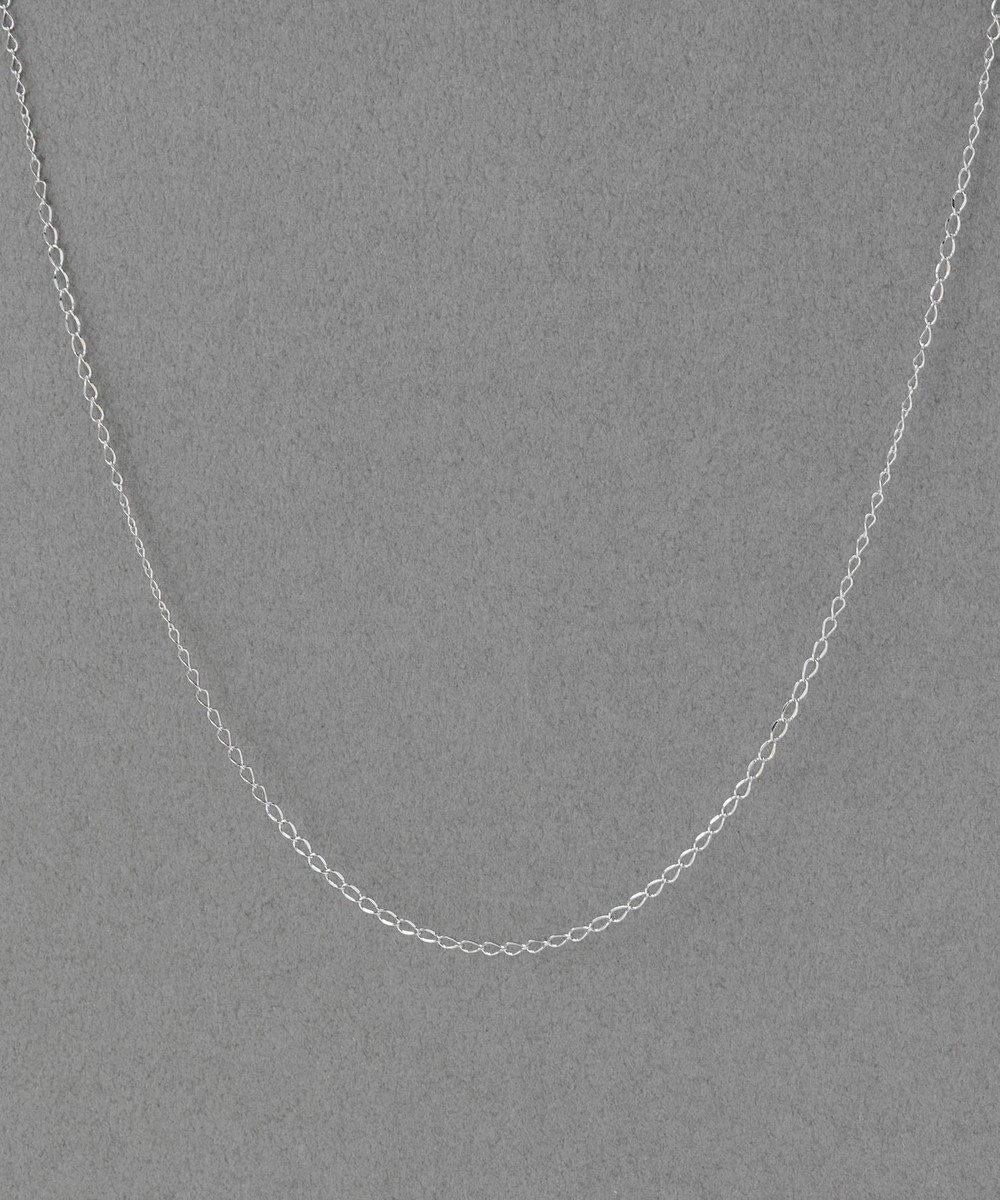 Phoebe 【金属アレルギー対応】スリークオーバルチェーンネックレス/サージカルステンレス 