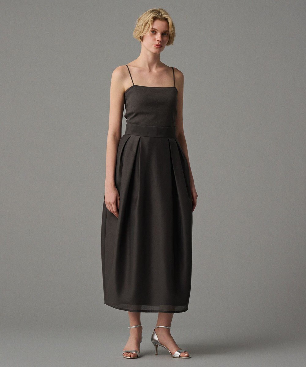 uncrave 【手洗い可】シャイニー シアー コクーンスカート（uncrave STANDARD） 