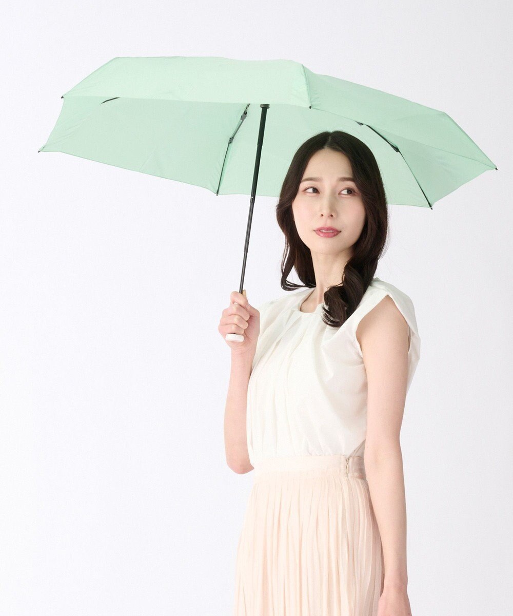 MOONBAT 【3秒でたためる傘/コンパクト】urawaza 小町(ウラワザ コマチ)  折りたたみ傘 無地 50cm 