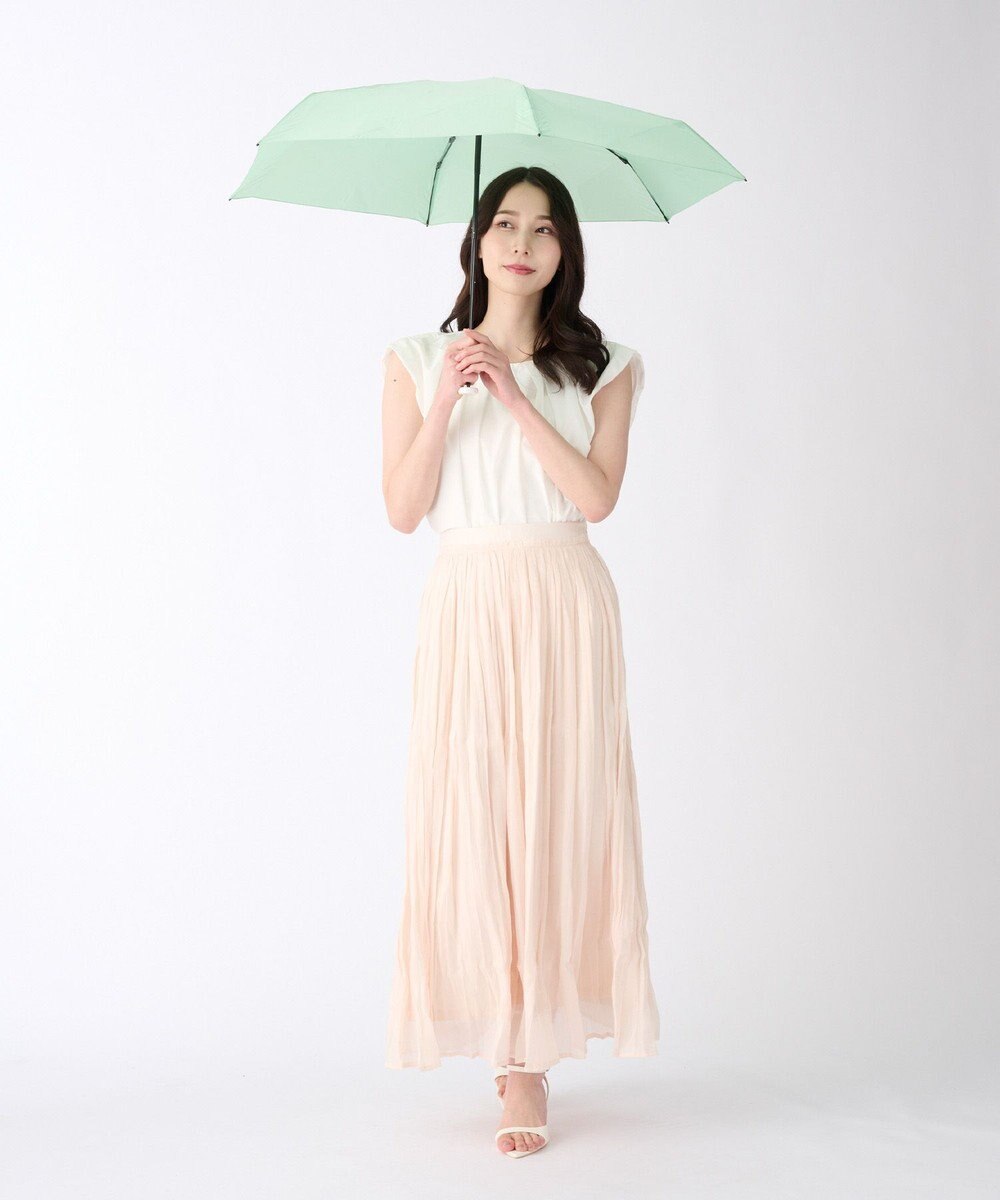 MOONBAT 【3秒でたためる傘/コンパクト】urawaza 小町(ウラワザ コマチ)  折りたたみ傘 無地 50cm 