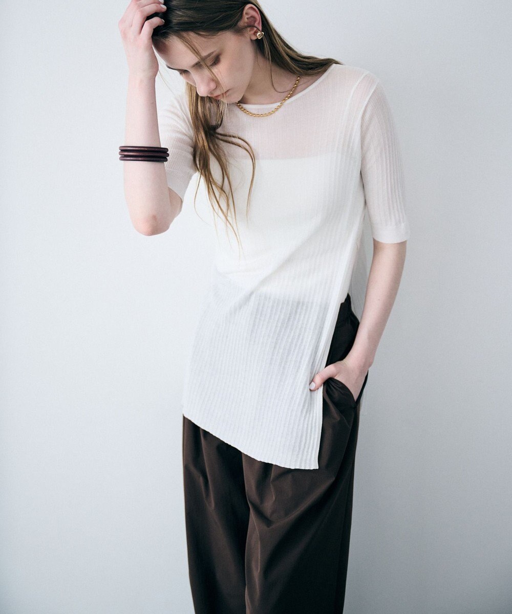 uncrave ランダムリブシアーニット トップス 