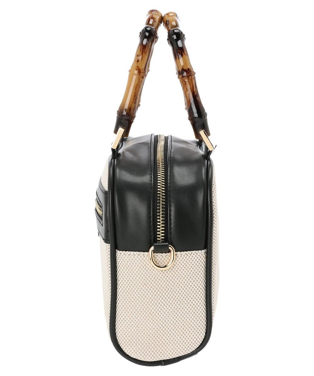 earth music&ecology バンブーテイストハンドルバッグ 