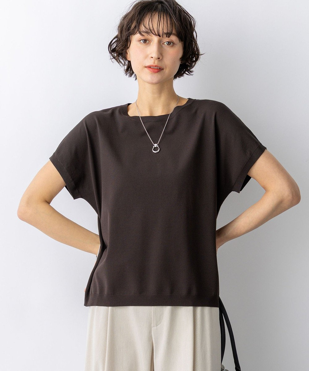 23区 【先行予約】レーヨンポリエステルストレッチ プルオーバー ニット 