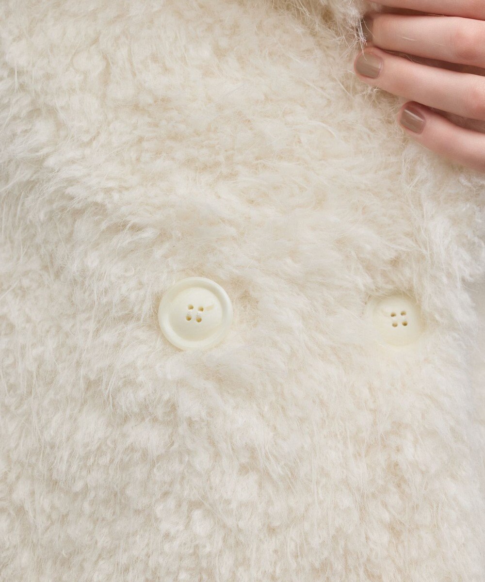 GRACE CONTINENTAL フェイクファーPコート 