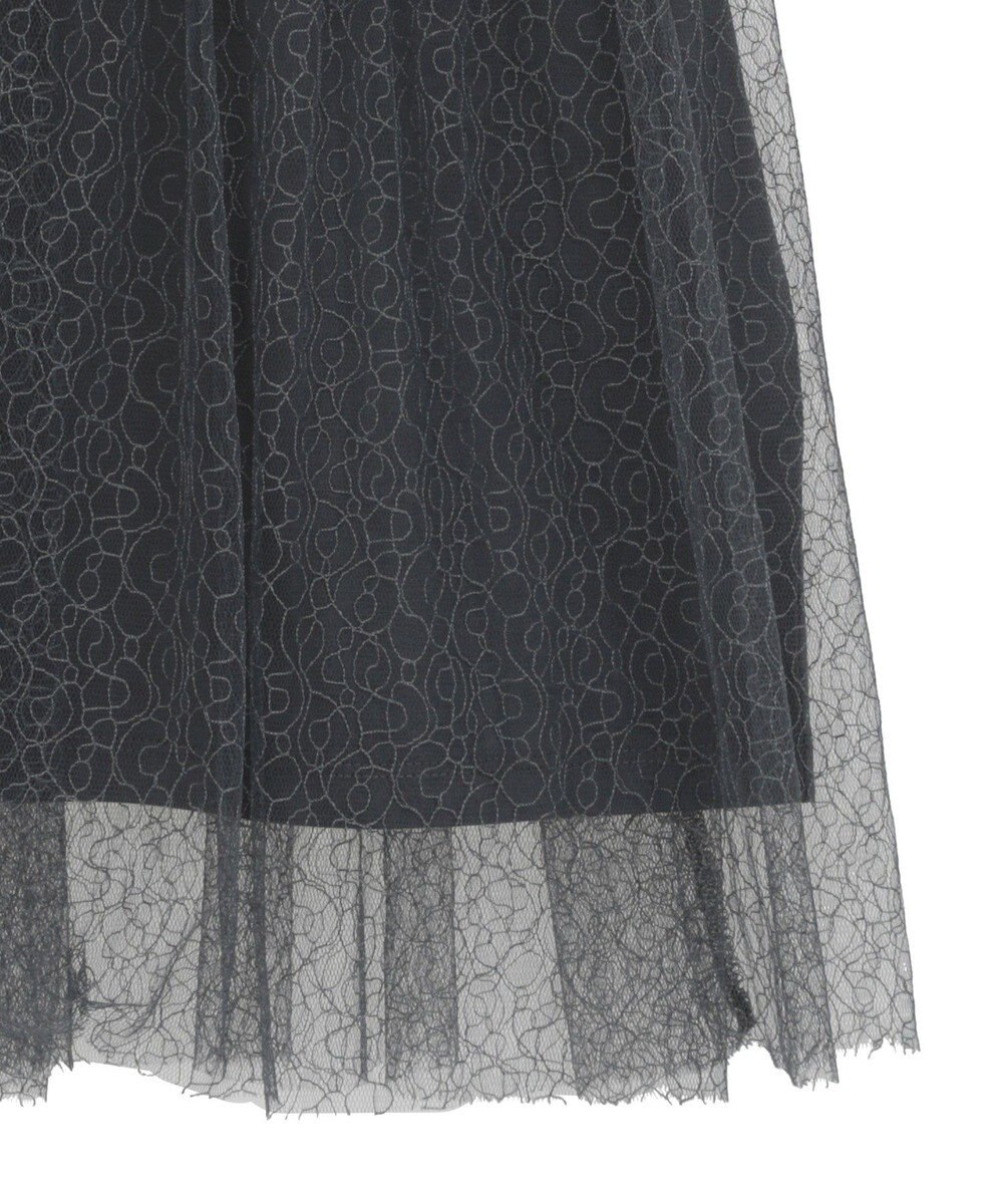 earth music&ecology ニュアンス柄レースドッキングプルオーバー 