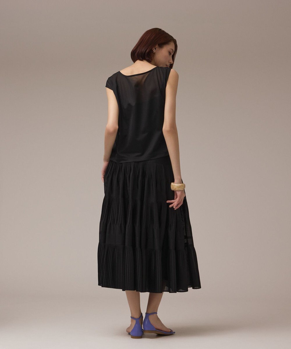 GRACE CONTINENTAL オーガンドレープトップ 