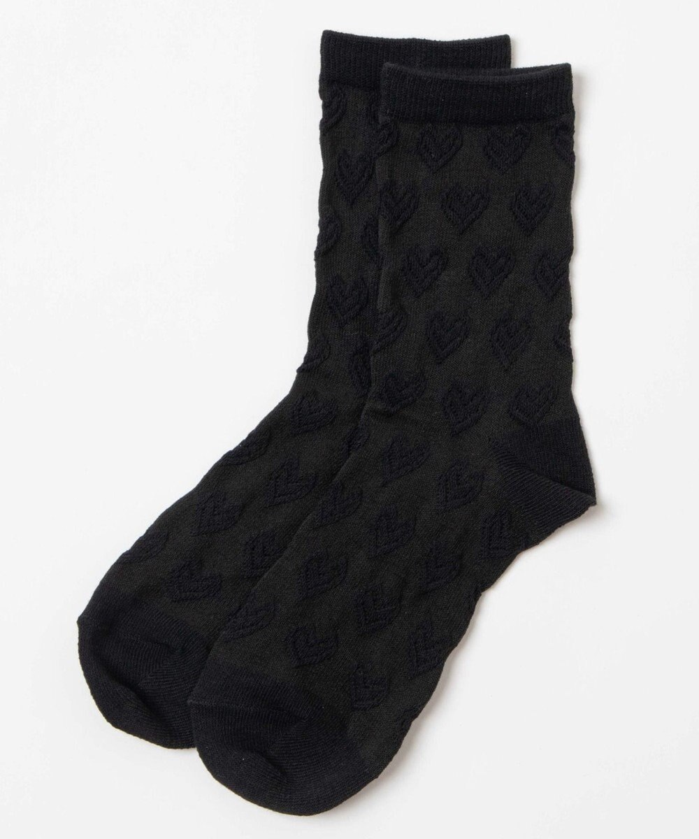 WEGO ポコポコハートクルーソックス 