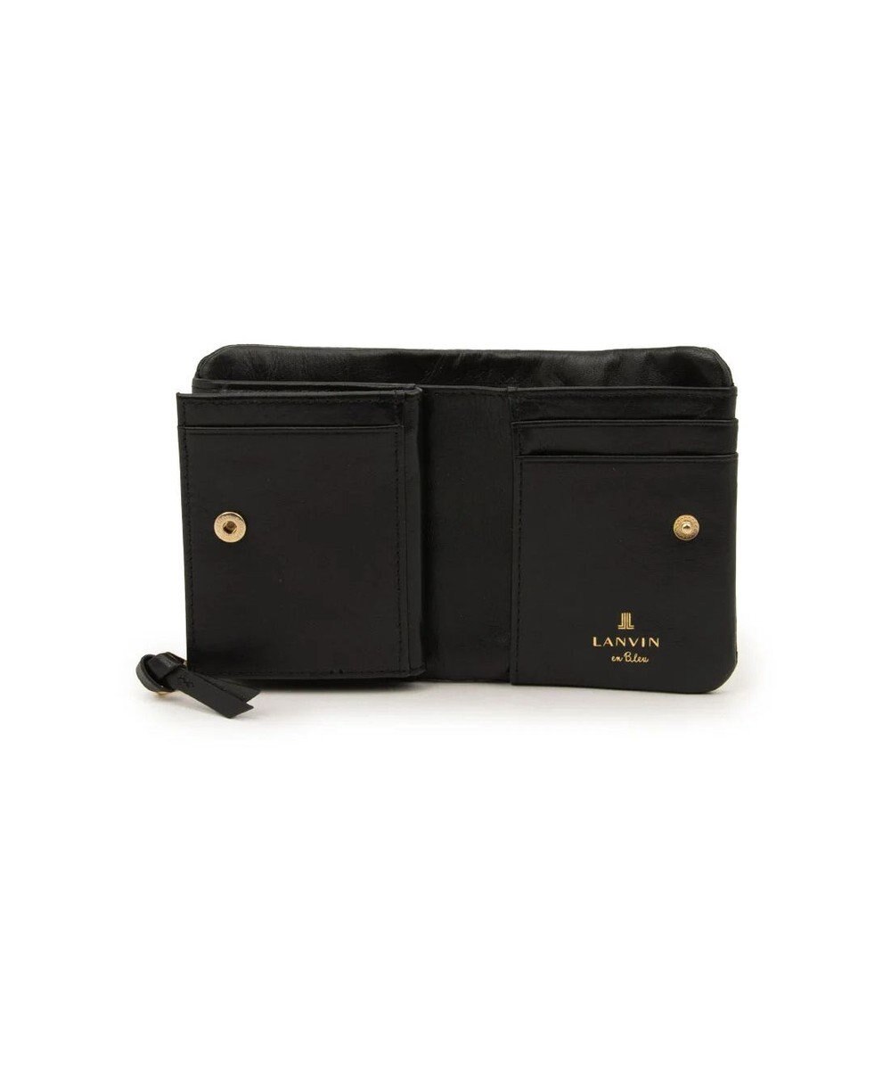 LANVIN en Bleu ペアル 二つ折Lファスナー財布 