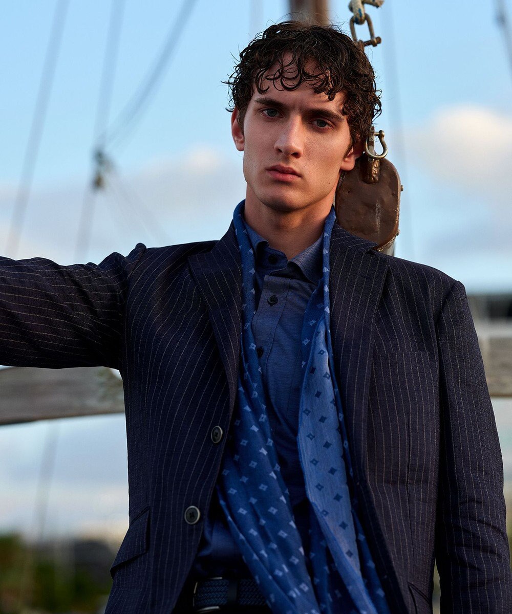 JOSEPH ABBOUD 【ストレッチで快適な着心地・イージーケア】ジャージー シャツ 