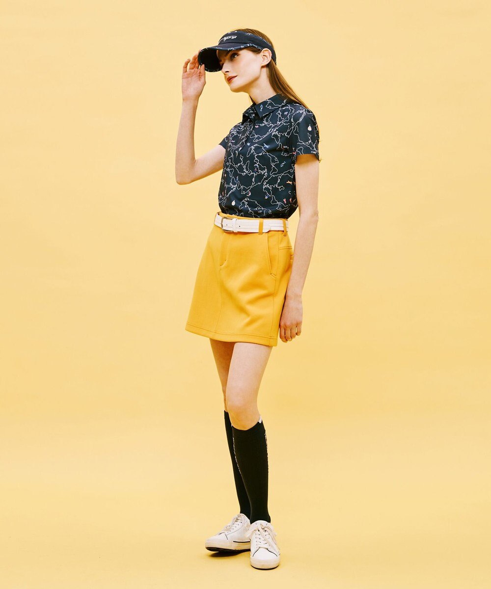23区GOLF 【WOMEN】【吸水速乾/UVケア】ダンボールニット 台形 スカート 