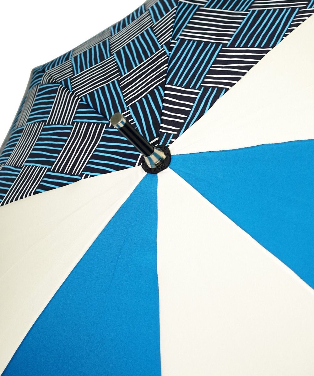 +RING UNISEX プラスリング 長傘60cm BLU/WHT T1275 