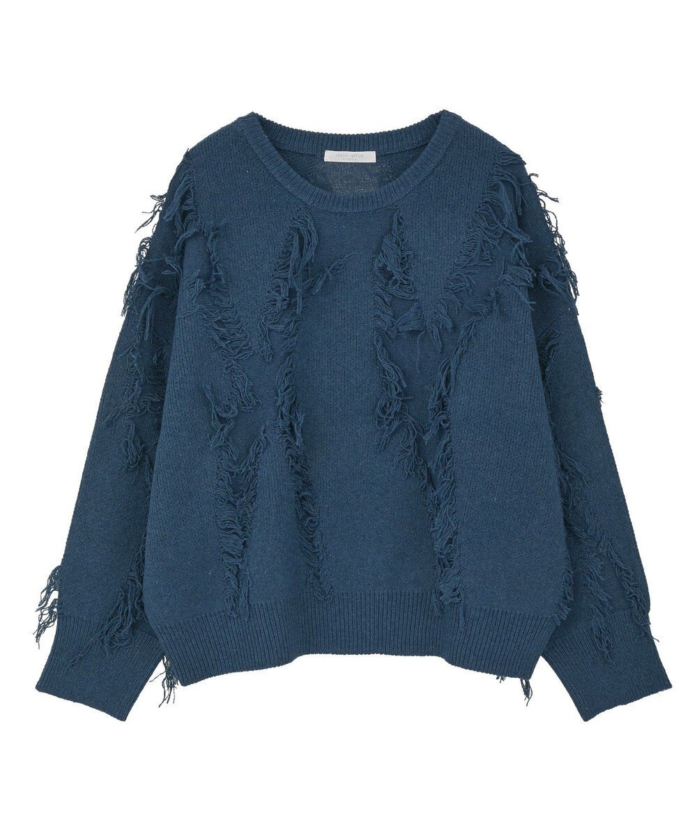 Green Parks フリンジニットプルオーバー 