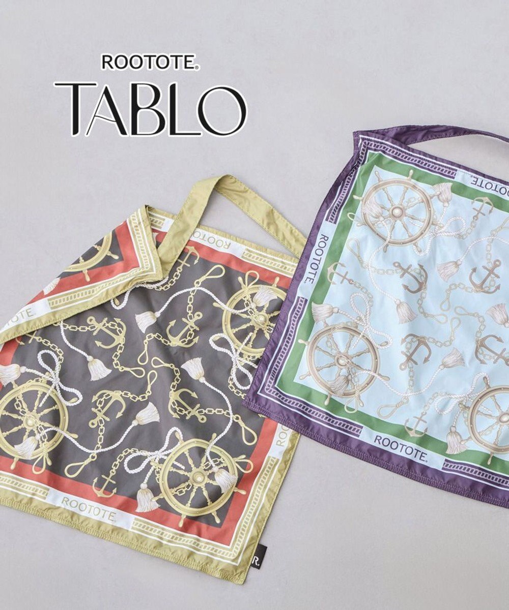 ROOTOTE 3664【エコバッグになるチャームトート】LT.トール.スカーフ-A 