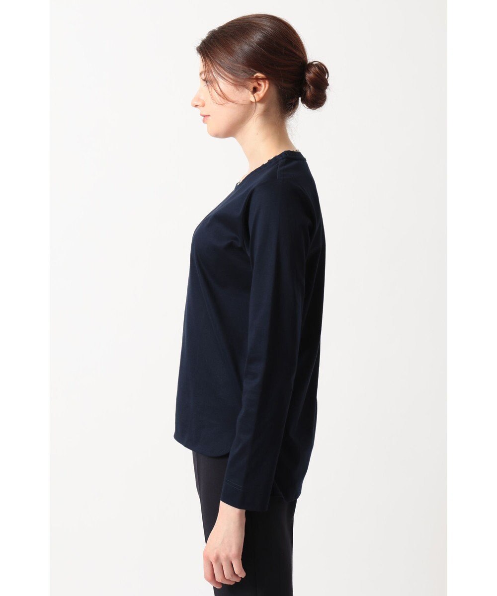 DAKS ミニハウスチェック襟 ダブルカラーTシャツ 