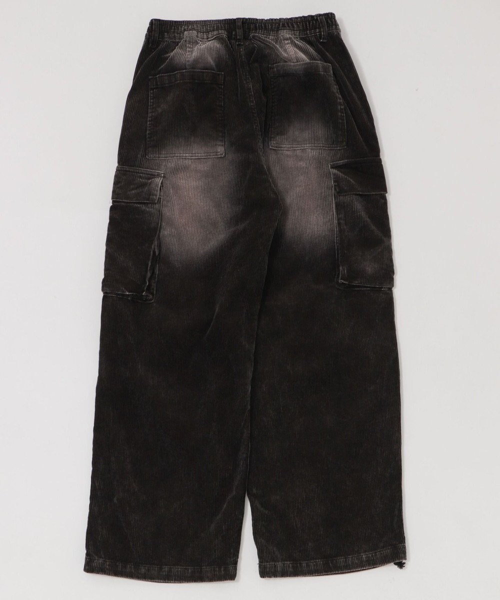WEGO 【ウエストゴム/MLサイズ展開】イージーコーデュロイカーゴパンツ 