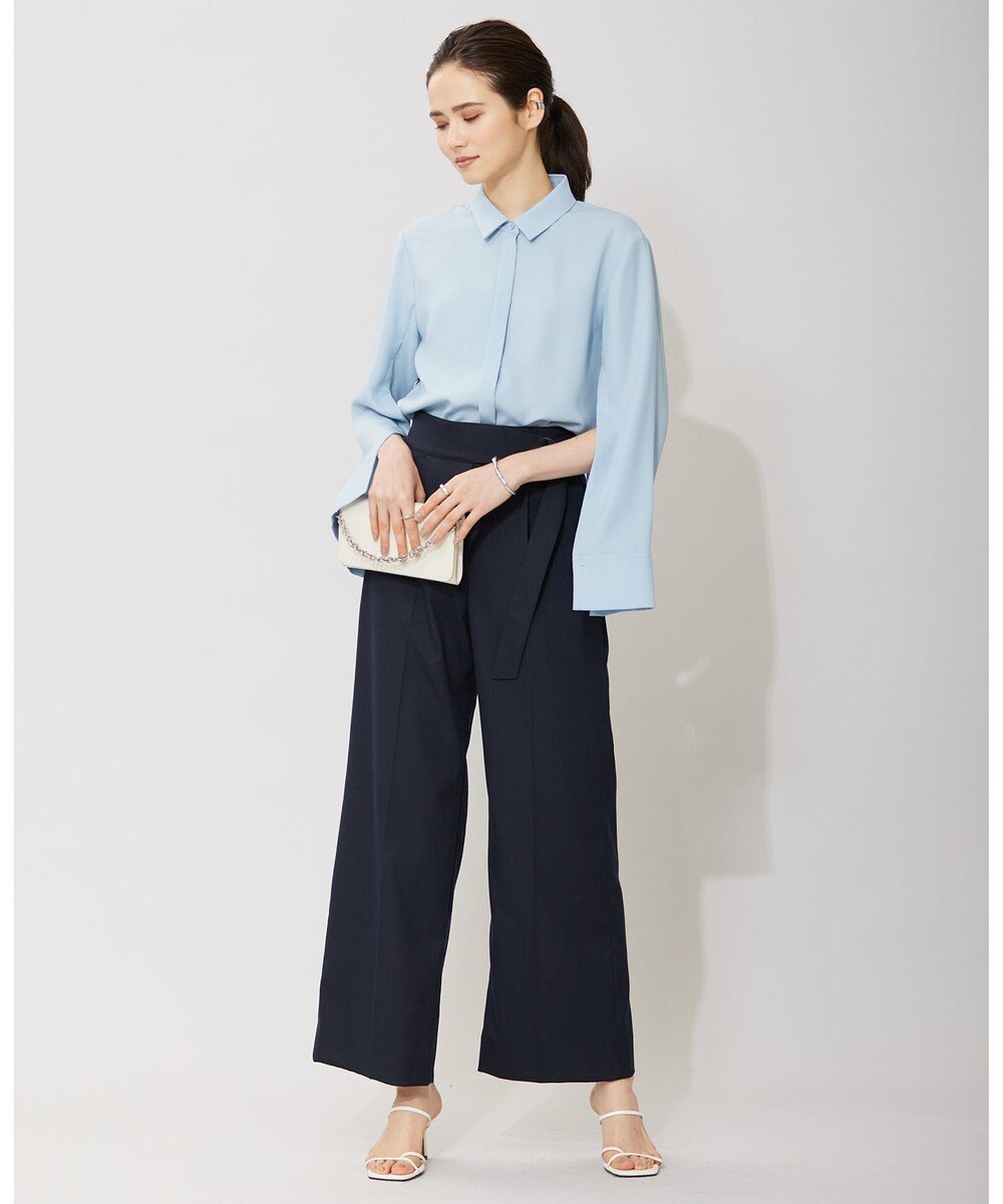 ICB 【洗える】Vi/Peブッチャー タックワイドパンツ 