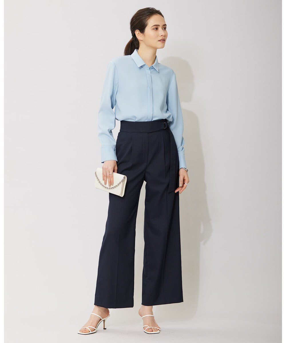 ICB 【洗える】Vi/Peブッチャー タックワイドパンツ 