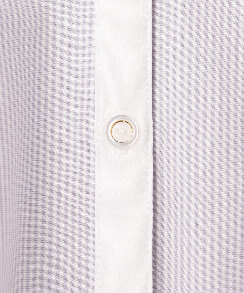 ANY SIS S 【洗える】シルケットストライプスキッパー カットソー 