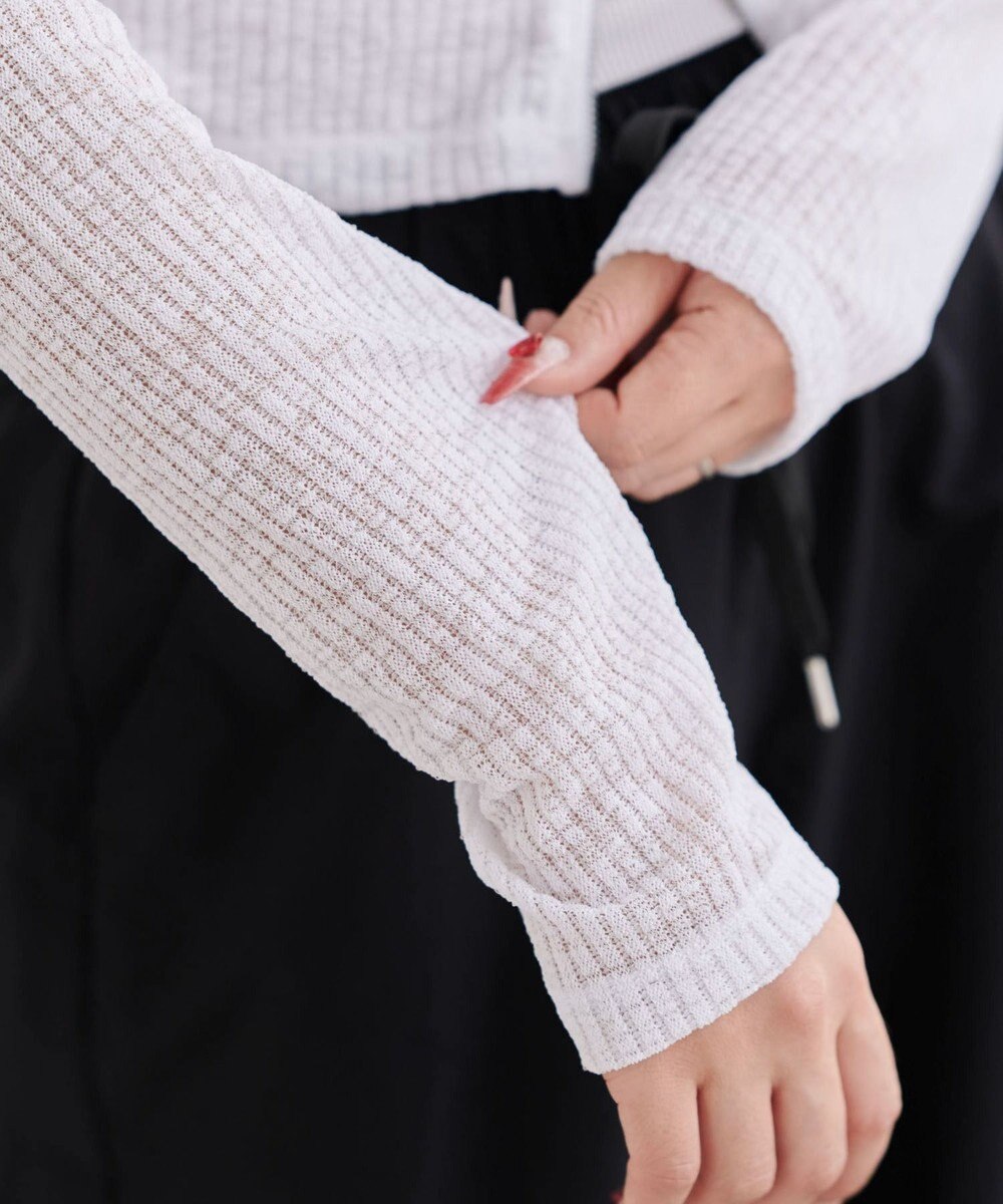 WEGO グラフィックシアーリブパーカー 