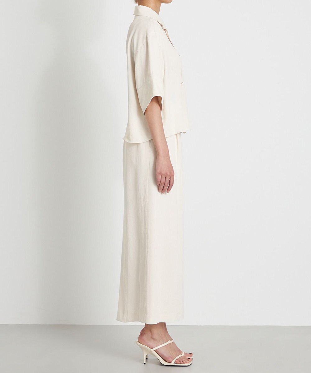 NAVE 【ReNAVE　洗える】アセテートギャバスカート 