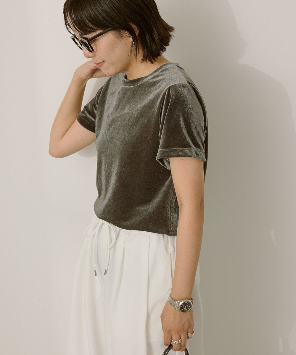 AMERICAN HOLIC ベロアTシャツ 