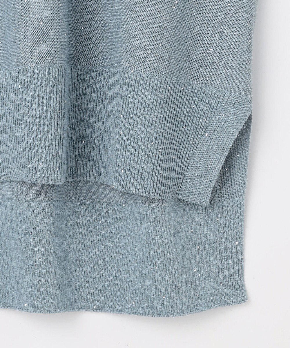 自由区 S 【カタログ掲載】ファインゲージスパングルプルオーバー ニット 